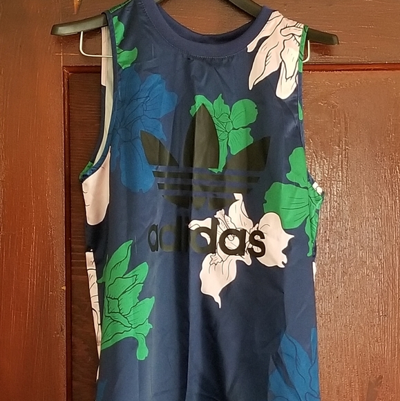 adidas Tops - Adidas floral trefoil tank top 4/$25 bundle sale